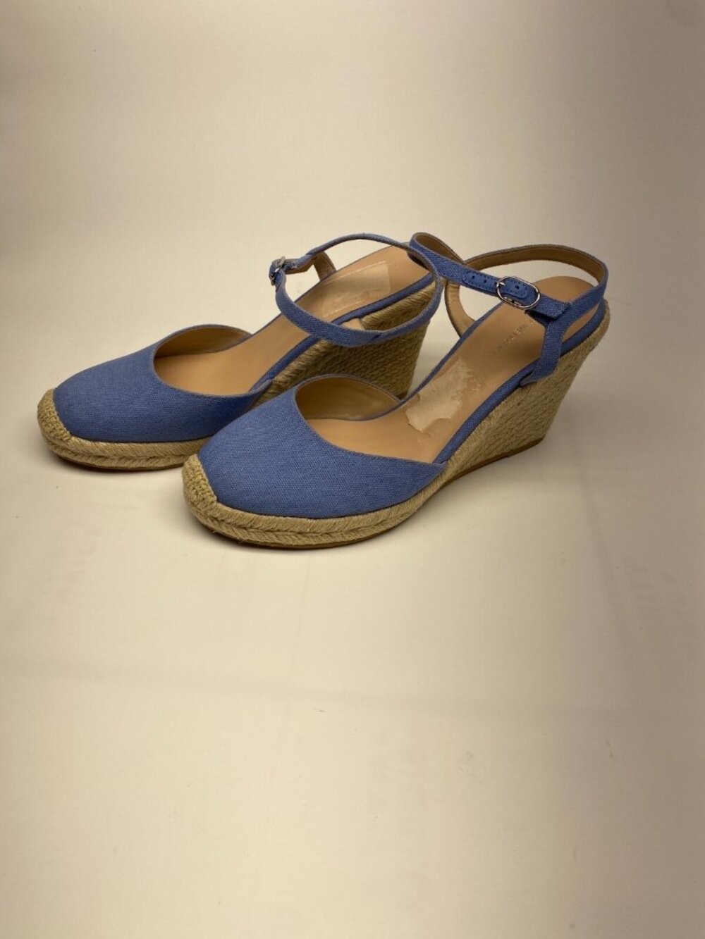Staurat Weitzman Womens Mykonos Close Toe Espadrille Wedge Sandal Sz 9.5